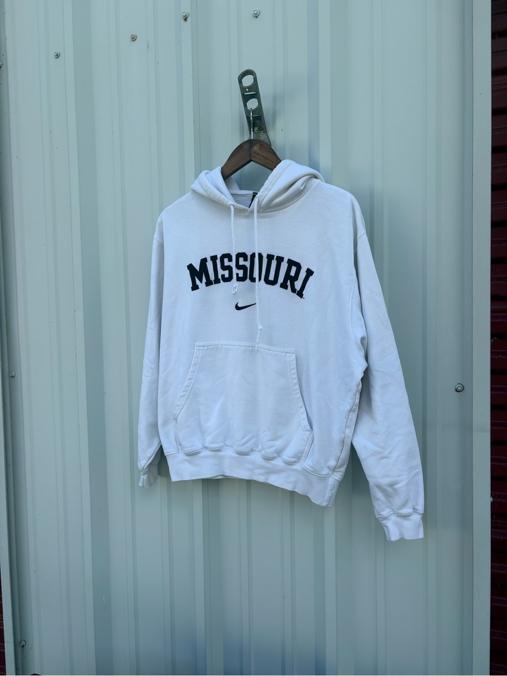 Vintage Y2k Nike Team Missouri Tigers Mizzou Sweatshirt Hoodie Center Swoosh s
